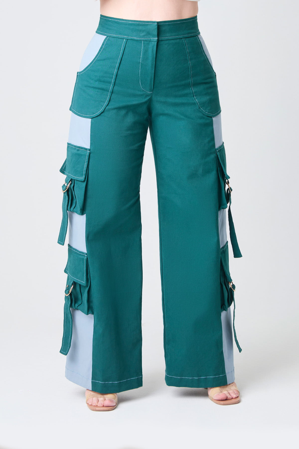 Pantalon Philippa Cargo Blue - 1